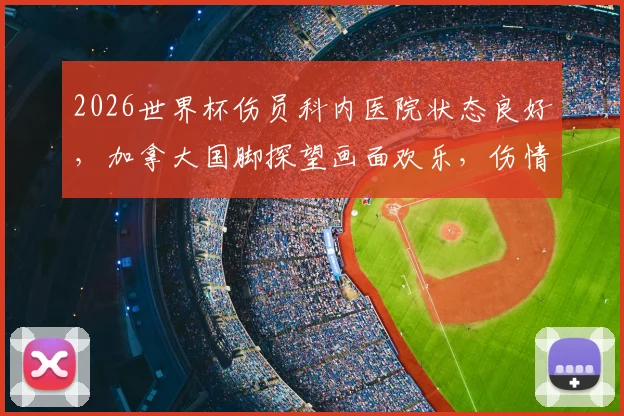2026世界杯伤员科内医院状态良好,加拿大国脚探望画面欢乐,伤情时间表与康复故事引关注